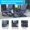 Flash Furniture Navy Modern Poly Resin Adirondack Rocking Chair JJ-C14709-NV-GG - alternate 9